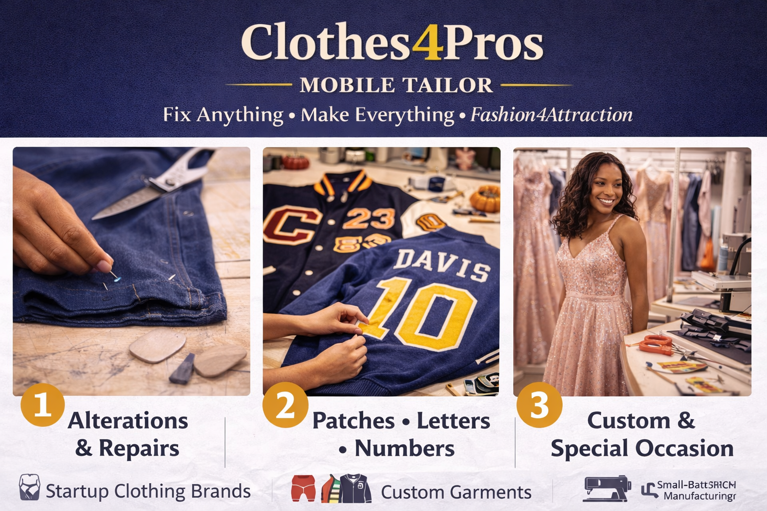 Small-batch production for startup brands