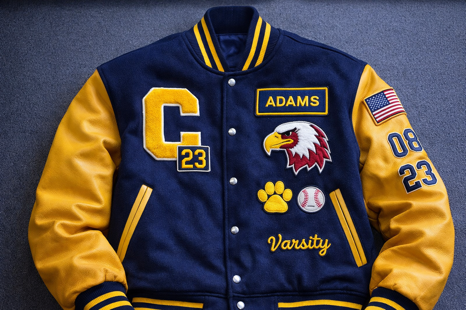 Varsity jacket upgrade